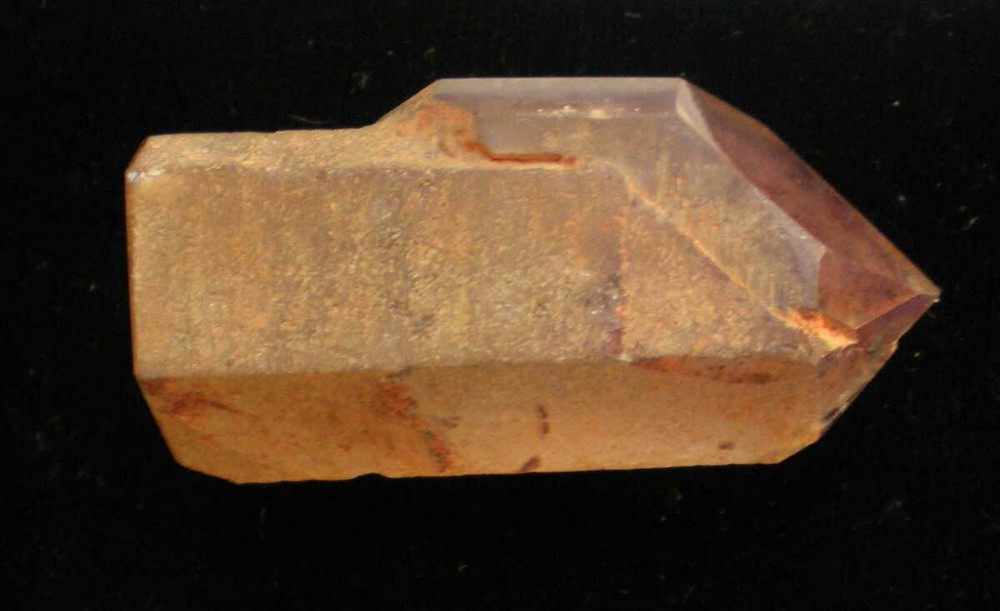 Red Fire Lepidocrocite in Quartz & Amethyst Scepter Crystal Madagascar r815d