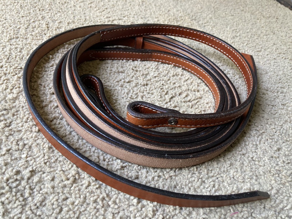 7.5” Leather Split Western Reins