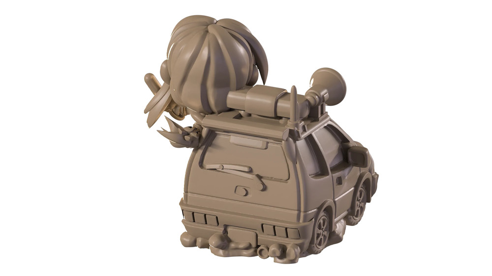 Capsule Chibi - Miyuki W/Car