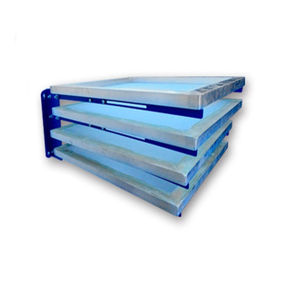 4-Layer Wall Mounting Screen Frame Holder Rack Screen Printing Shelf Storage