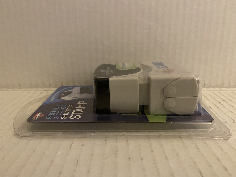 SCANNED Shutter Stamp in 2 Colors, new
