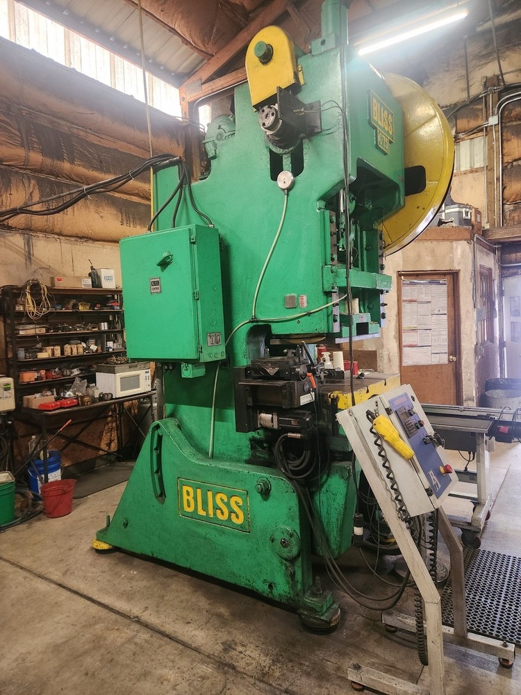 1967 75 TON BLISS C-75 PRESS WITH FEEDER