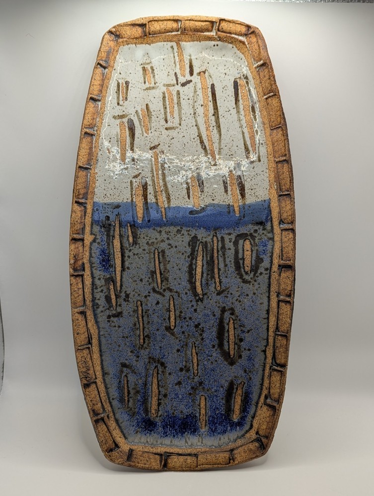 Vintage Pottery Serving Tray