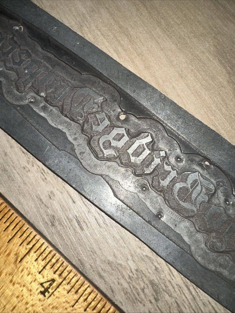 Printing Plate “ Echo Bridge Draperies “