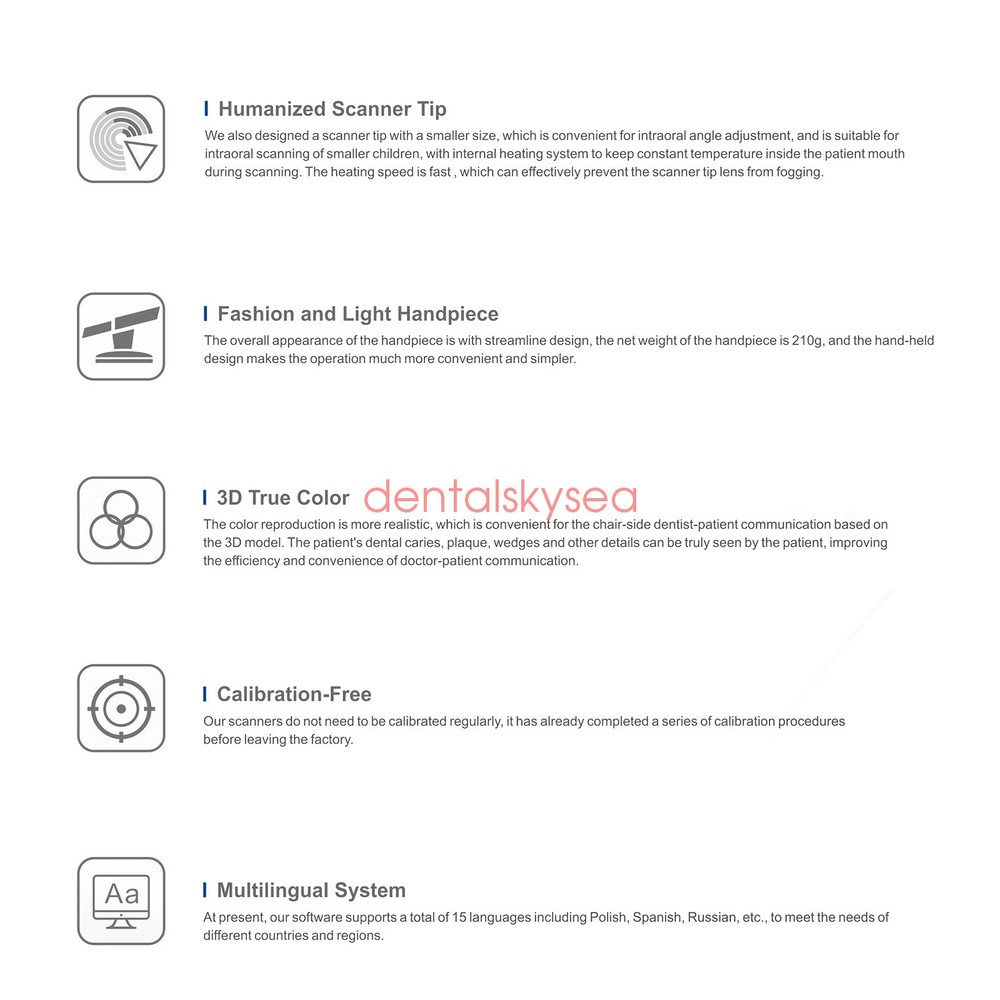 Dental Digital Impression Intraoral 3D Scanner Scanning Software CAD/CAM Process