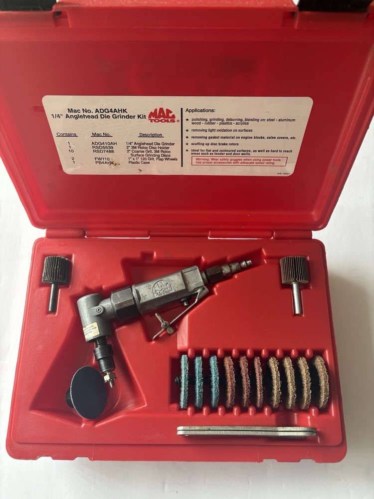 MAC TOOLS 1/4 DIE GRINDER KIT