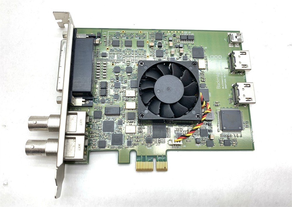 Blackmagic Design BMDPC895 Decklink Studio 2 Video Capture Card PCI-E HD/SD-SDI