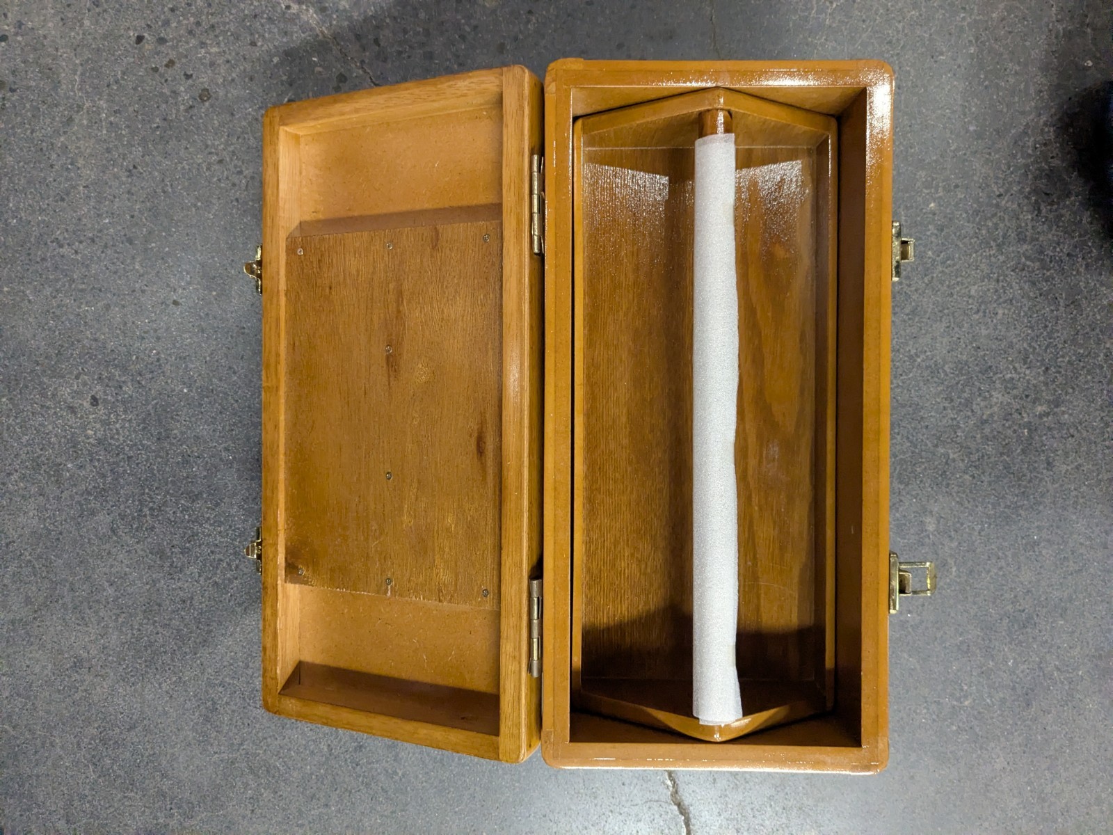 THOMAS Pacconi Museum Series Wooden Wood Tool Box Chest w/Lift-Out Tray