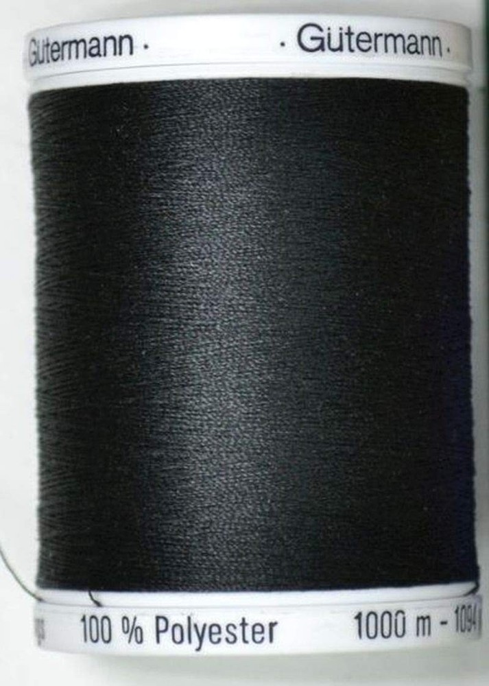 Gutermann Sew-All Thread Polyester Black 1000m Sewing Machine Supplies