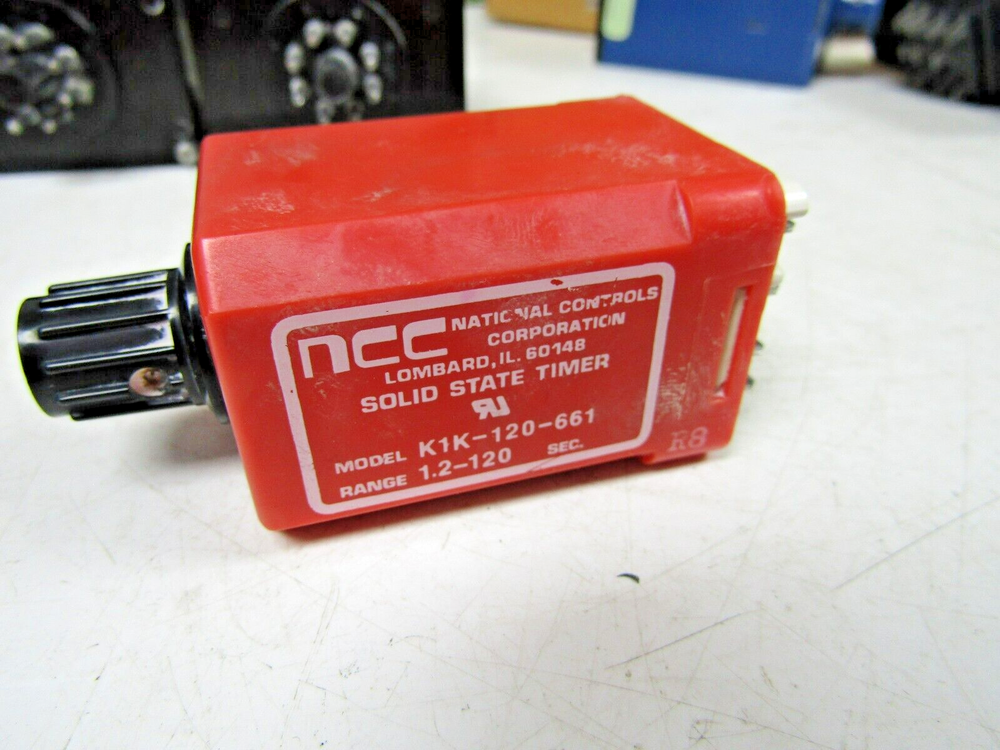🔥 NCC 1.2-120 SECOND SOLID STATE TIMER 10 BLADE K1K-120-661