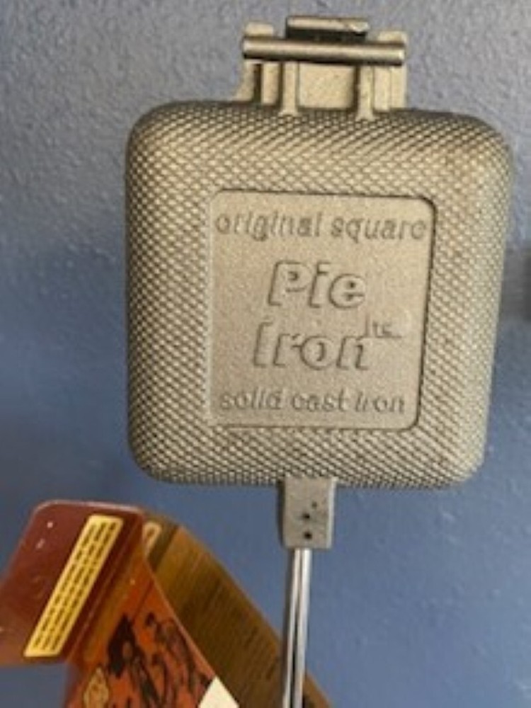 Rome Original Pie Iron Solid Cast Iron Square Mountain Pie Maker