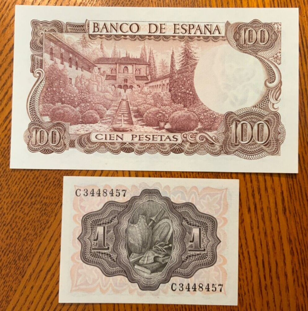 Vintage Banknote Lot from Spain.