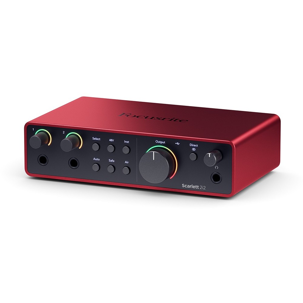 Focusrite Scarlett 2i2 Studio 4th Gen USB Interface with Microphone, Headphones