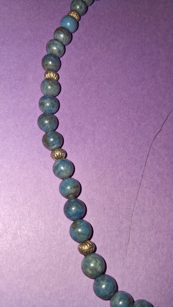 Lapis Lazuli Bead Necklace