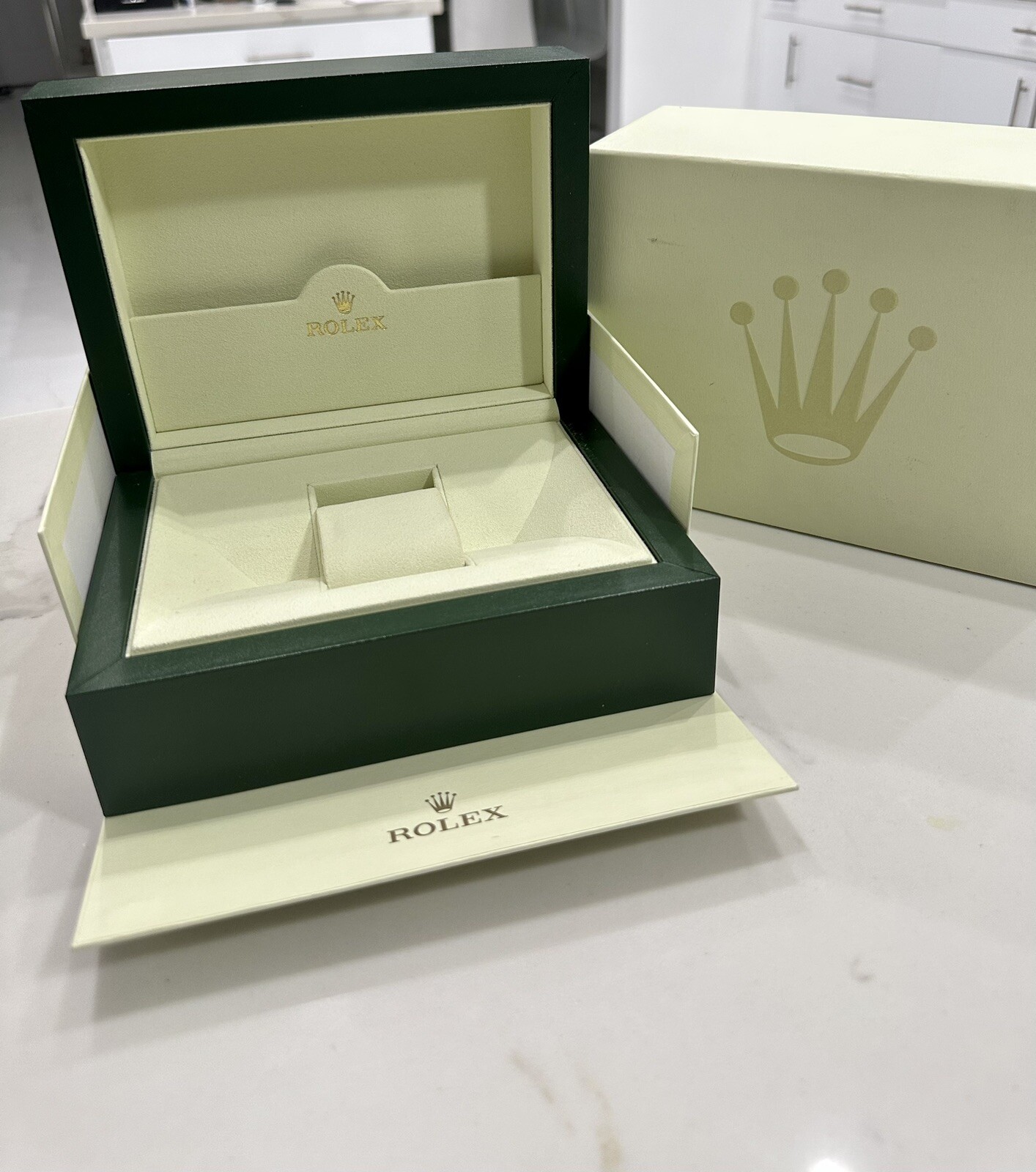 Authentic ROLEX GMT MASTER II Watch Box FULL SET Booklet Tag 116710 116713