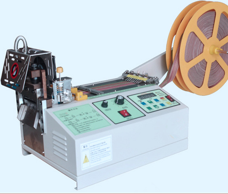 Automatic Cold Hot Nylon Webbing Ribbon Strip Non-Woven Fabric Cutting Machine S