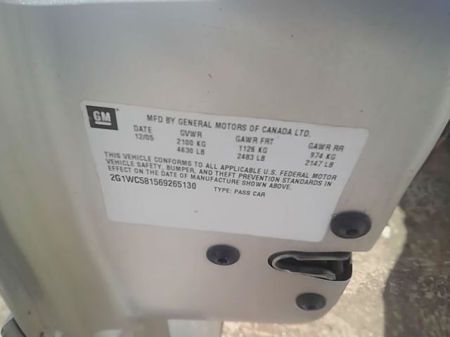 IMPALA 2006 Fuse Box Cabin 6490