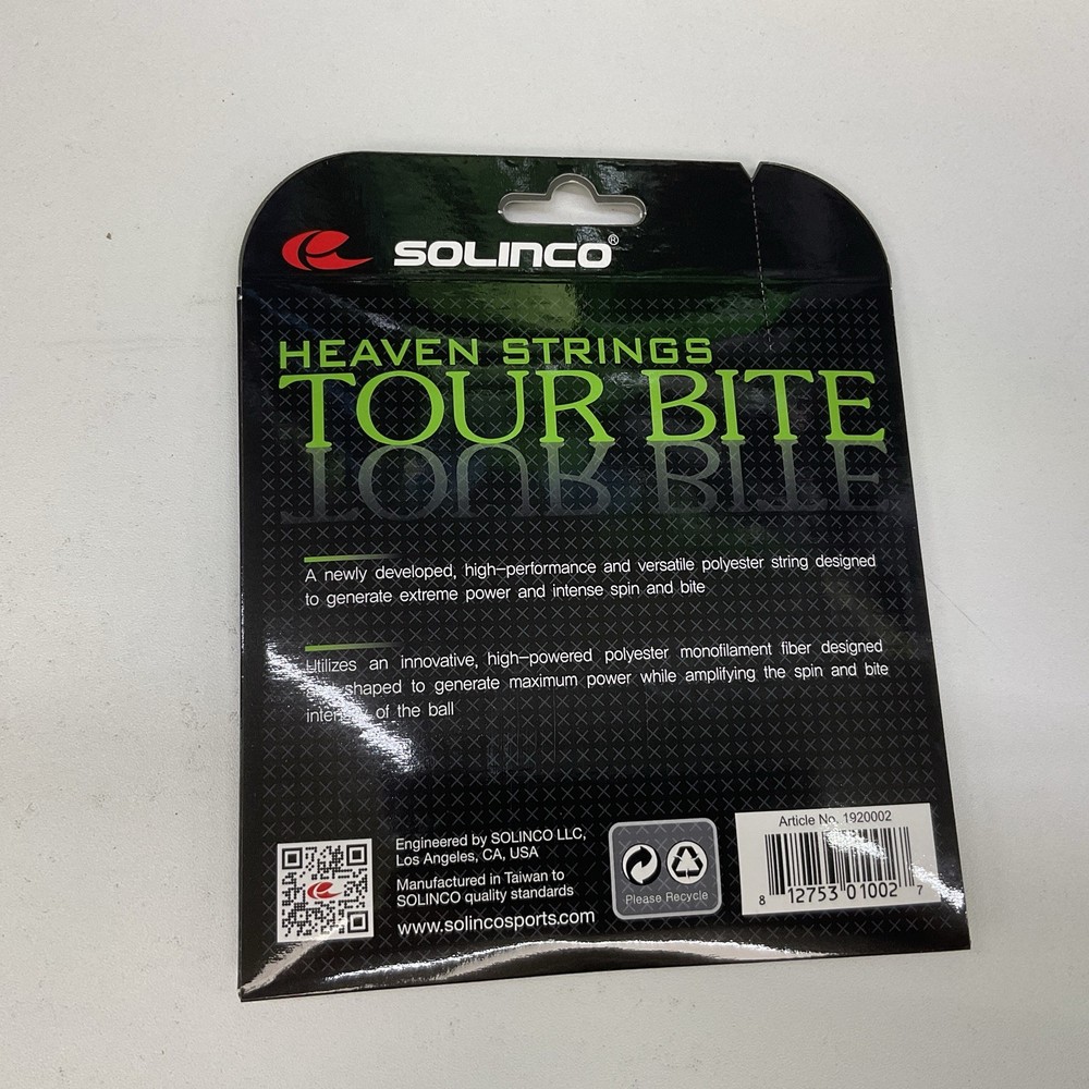 3 Pack Solinco Tour Bite 16Lg/1.25mm Polyester Silver