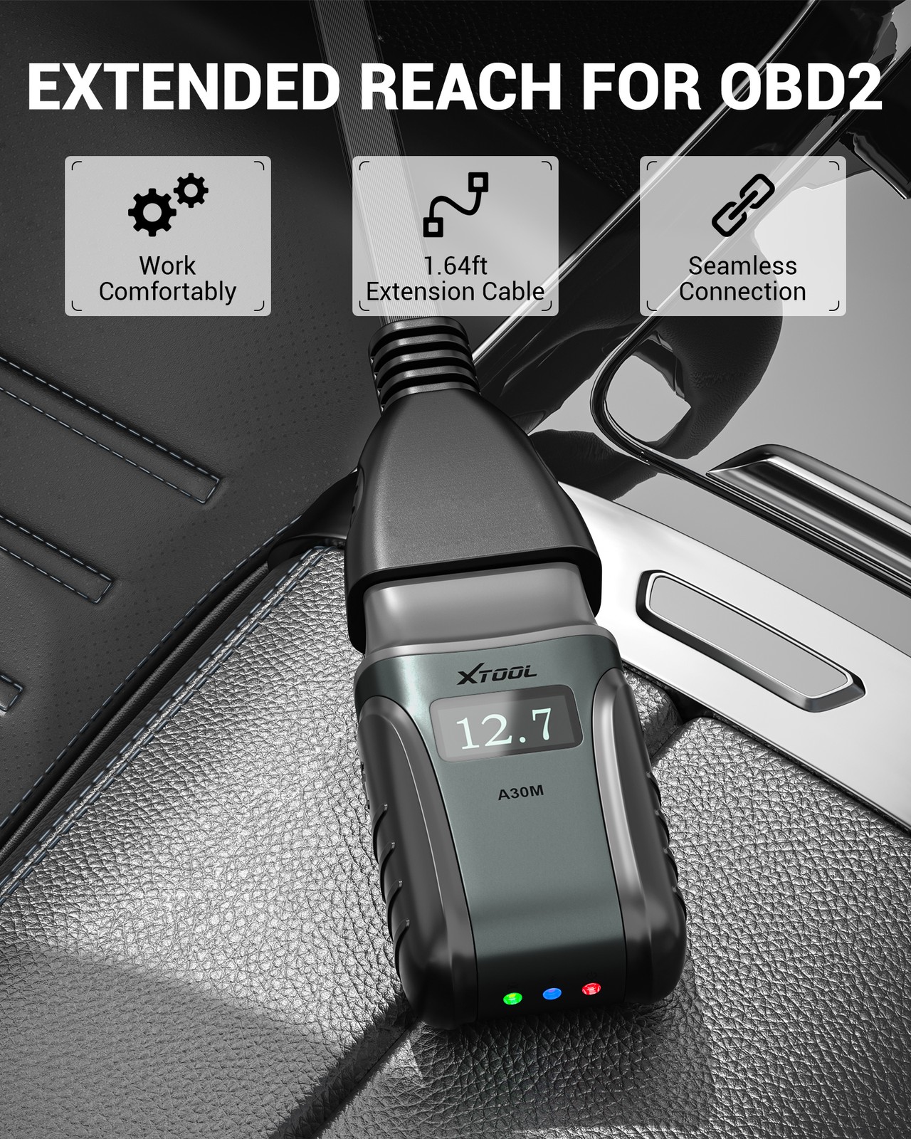 XTOOL A30M V2.0 Kit Bluetooth Full System Diagnostic Tool Bidirectional Scanner