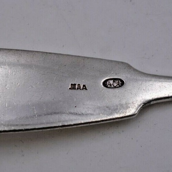 Russian 84 Silver Place Spoon (#8175)