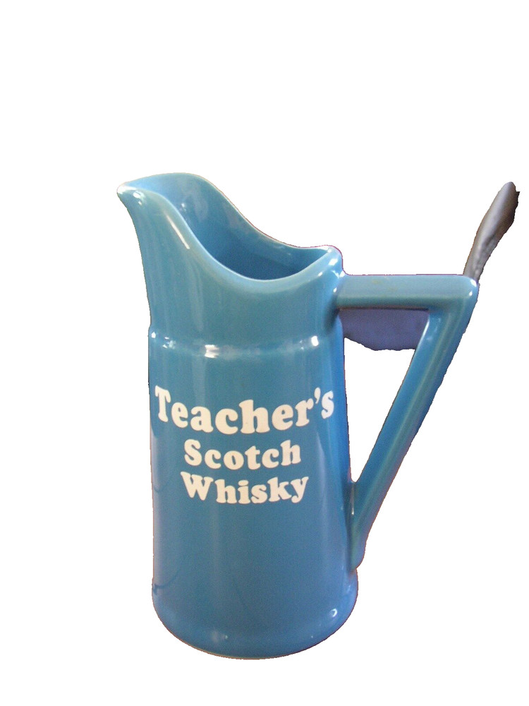Teacher's Scotch Whisky ceramic Bar Pitcher