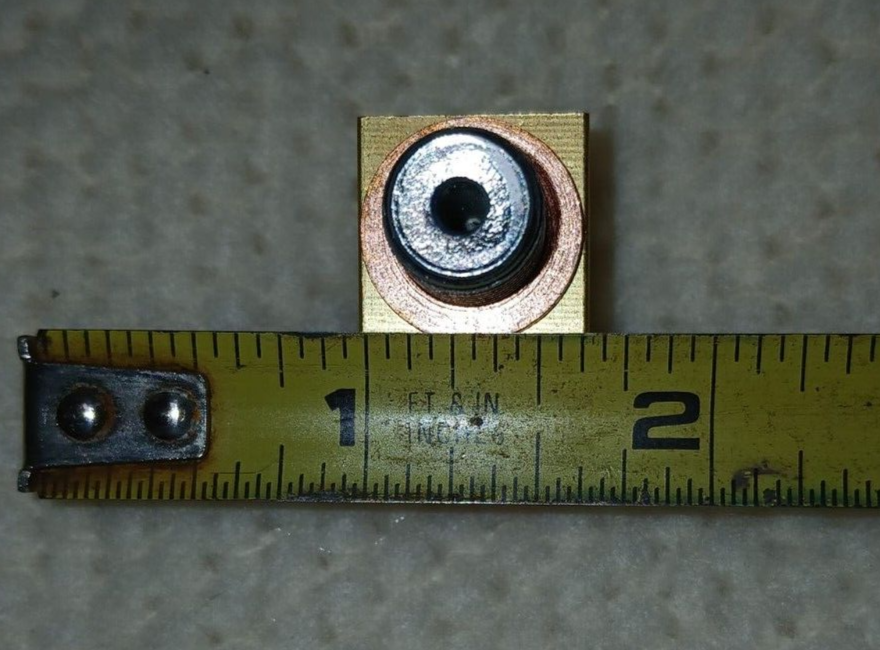 DEXTER / UFP TRAILER BRAKE CALIPER BRASS BANJO FITTING