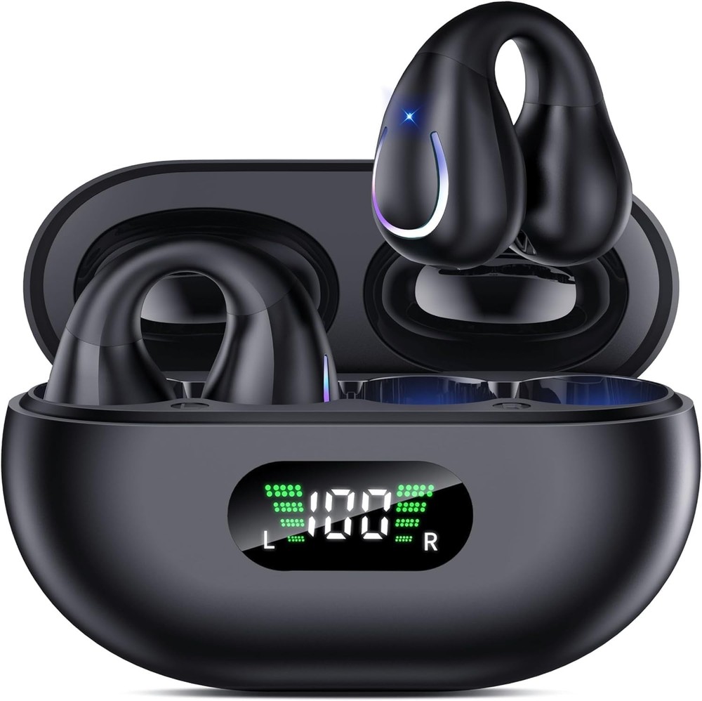 Open Ear Clip Wireless Earbuds Bluetooth 5.3