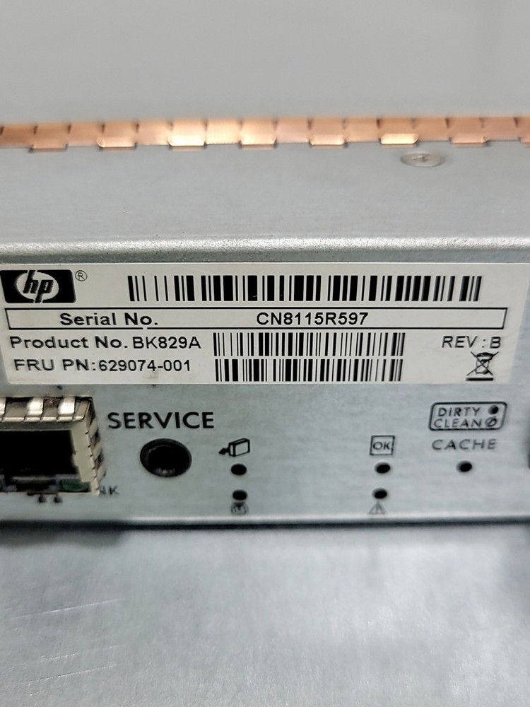 HP P2000 G3 MSA BK830A Dual Controller LFF Storage Array 12-Slot SEE NOTES