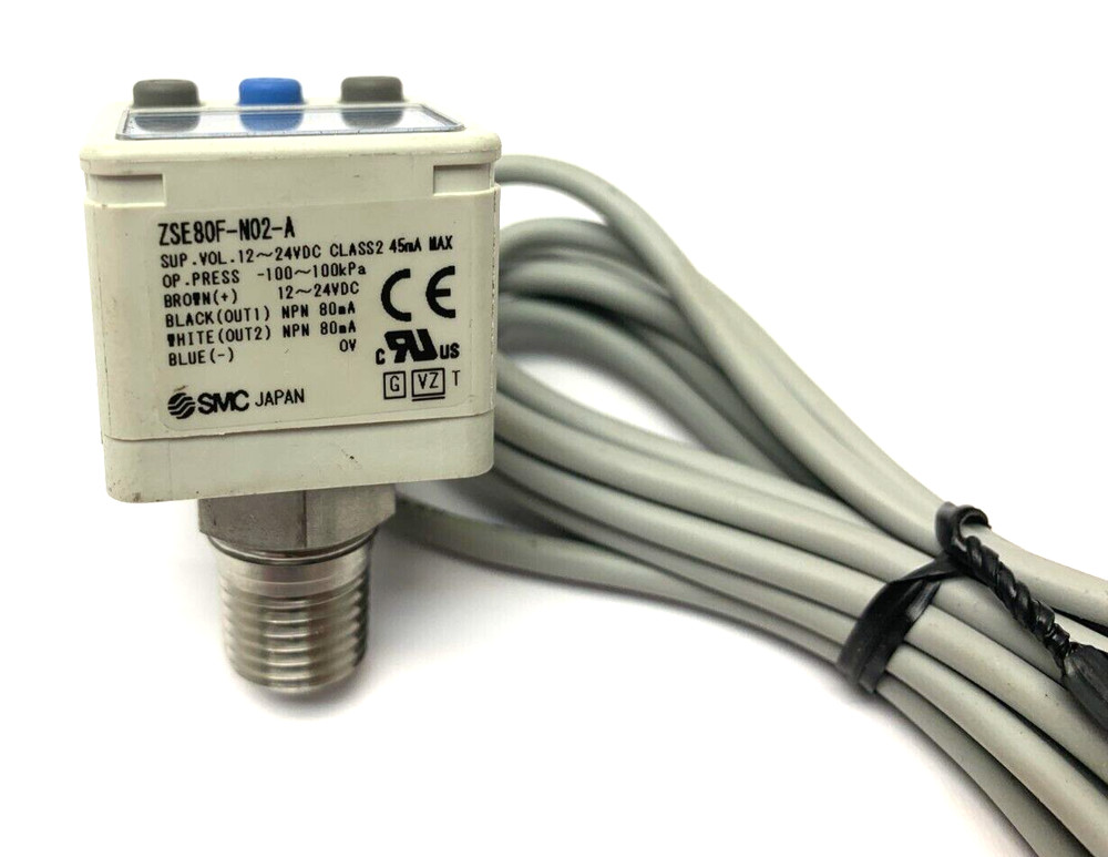 SMC ZSE80F-N02-A Digital Pressure Switch Assembly
