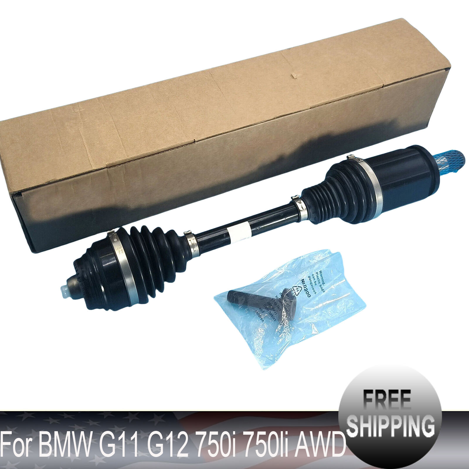 New Front Left Axle Shaft 31608639521 For BMW G11 G12 750i 750li 2016-2019 AWD