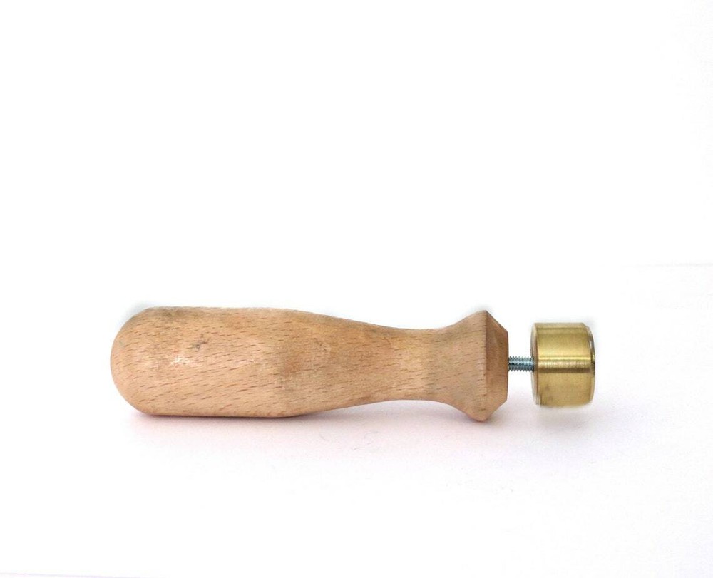 Large urchin cabochon stamp lampwork tool