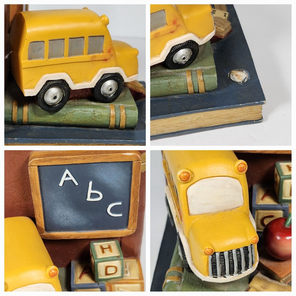 Vintage Single Bookend Replacement School Bus Classroom Mantle Office Decor