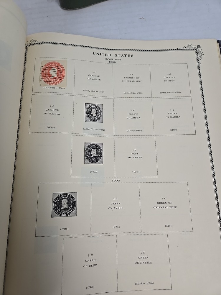 Scott's American Album For United States Album - Some Stamps + Extra's (1957)