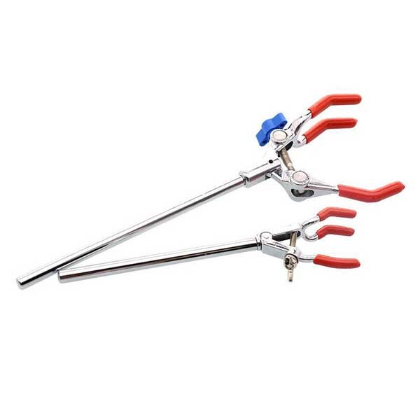 Adjustable Three Finger Clamp - Lab Flask & Condenser Holder Set