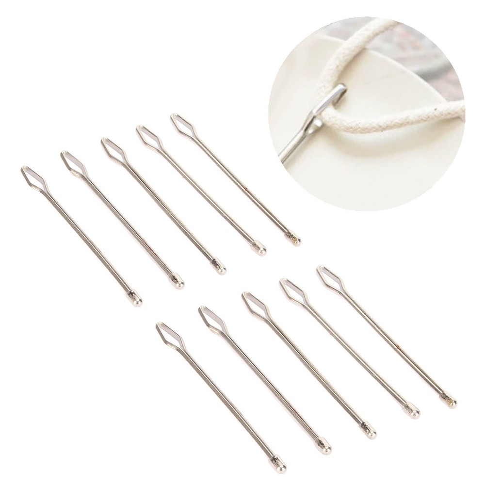 30pcs Elastic Drawstring Threader Easy Pull Tool For Threading Yarn Popular