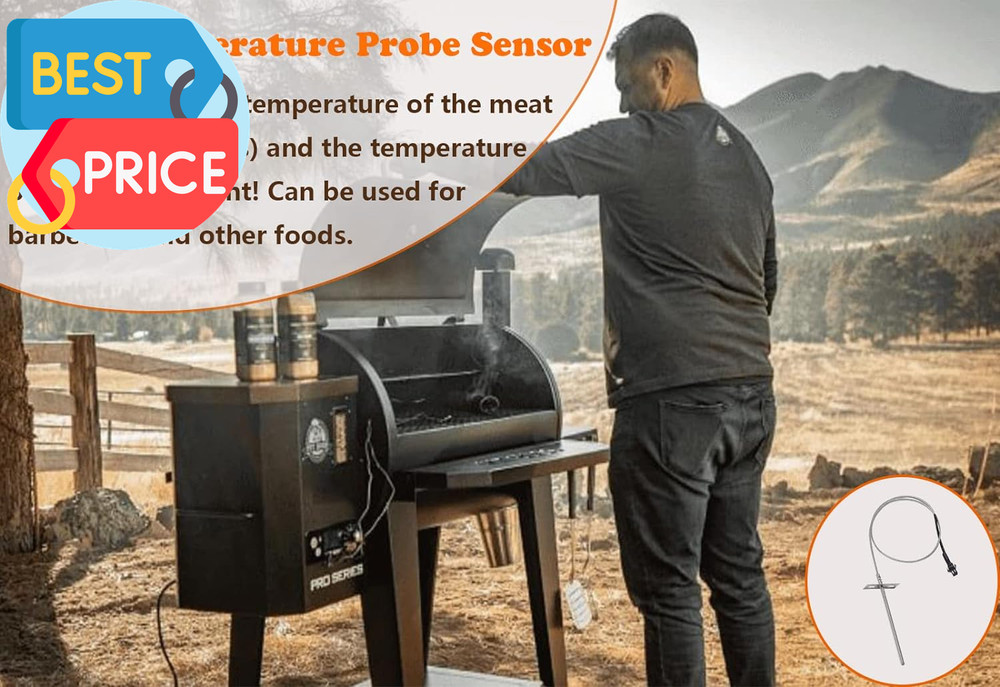 Replacement RTD Temperature Probe Sensor, Suitable for Pit Boss Pellet Grill PB1