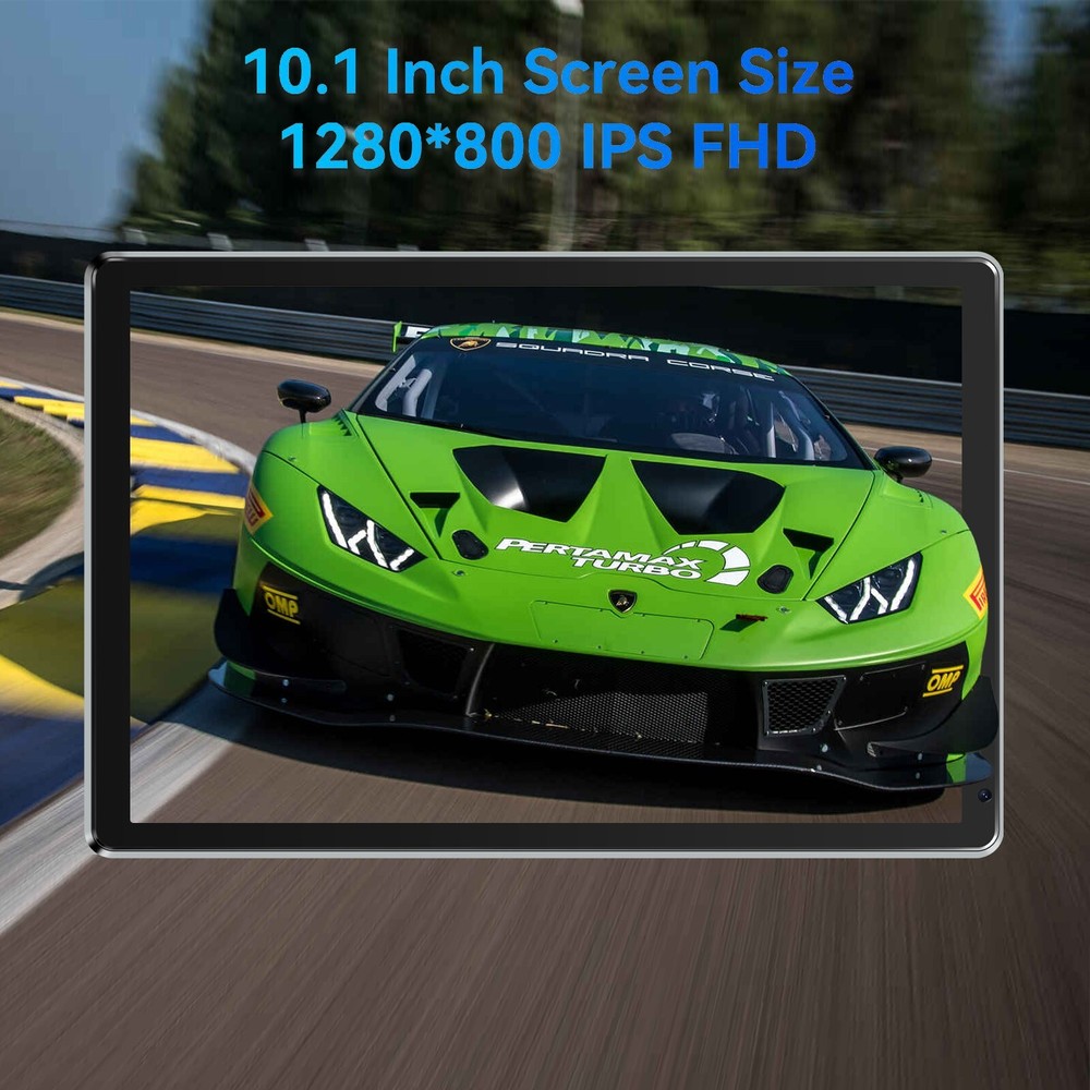 10.1" Android Tablet 10+128GB IPS LCD Touchscreen Octa-core Processor Wi-Fi