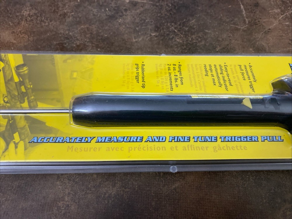 Wheeler Manual Trigger Pull Scale with 8oz to 8lb Value Range for Gunsmithing