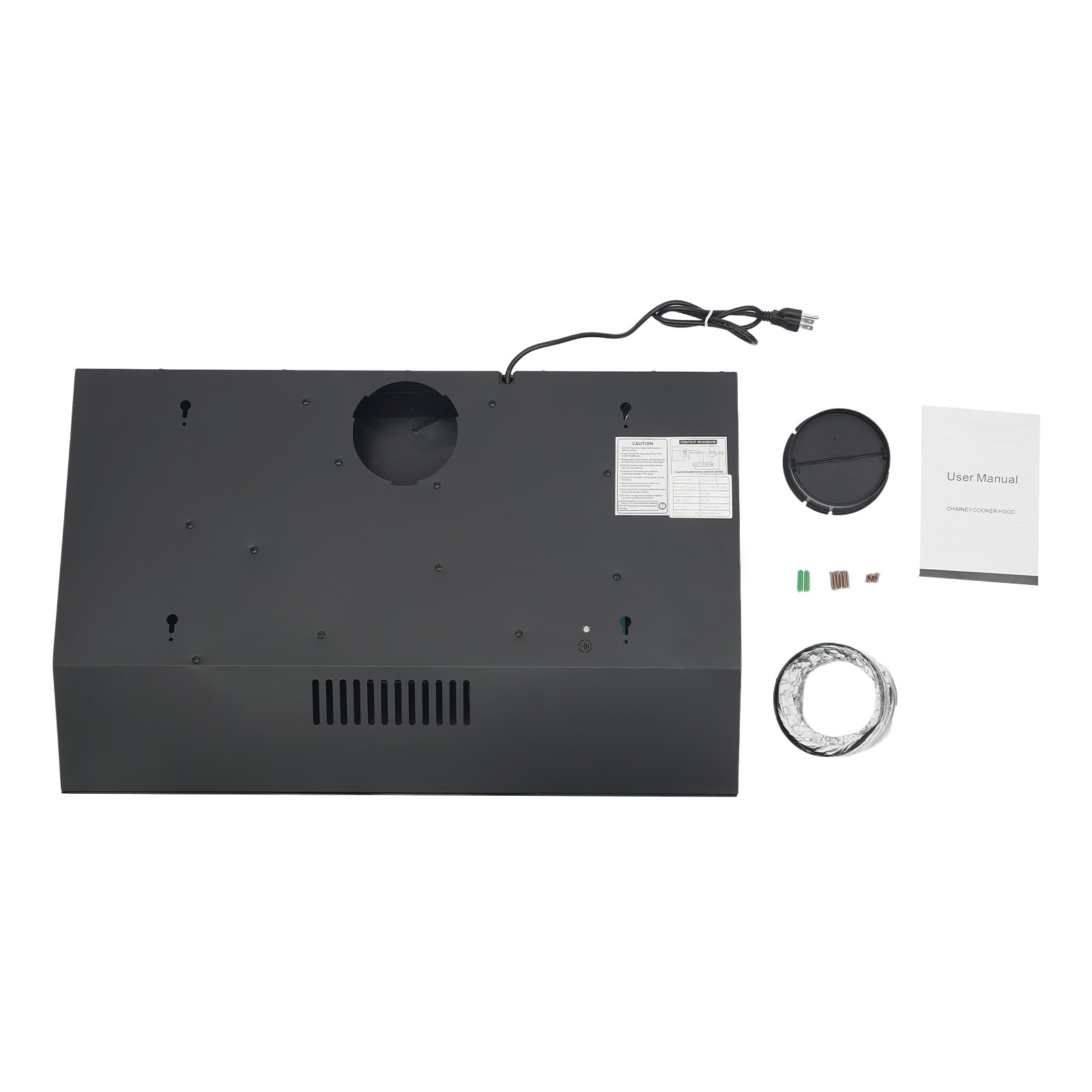 30" Under Cabinet Range Hood 900 CFM, Dual Motor Stainless Steel Kitchen Vent