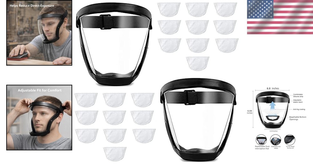 Full Face Shield for Dust Protection