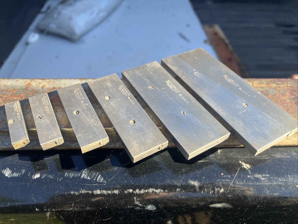 Full Starrett Parallel Block Set A-F Excellent Condition