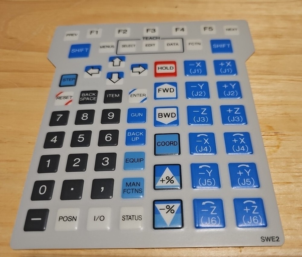 FANUC TEACH PENDANT  MEMBRANE KEYPAD/OVERLAY. SWE2