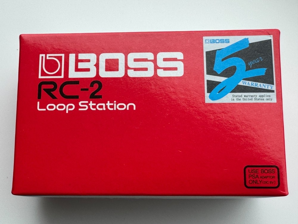 BOSS RC-2 Loop Station Effects Looper Pedal Loopstation RC2 w/ box & manual
