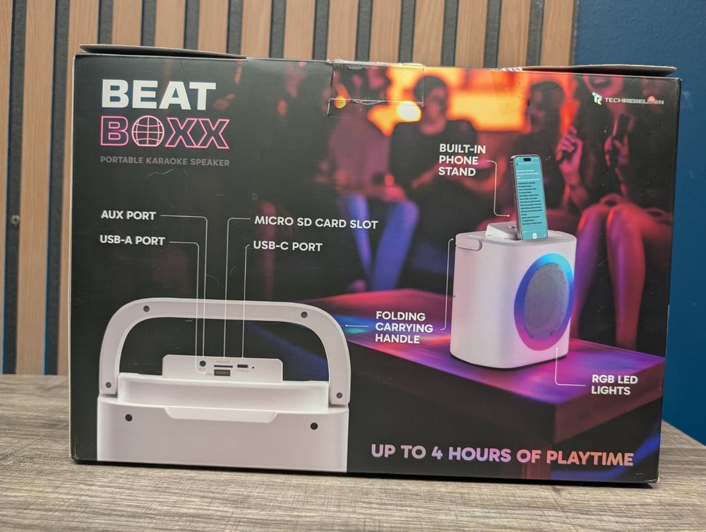 tech rebellion Beat Box Karaoke Speaker