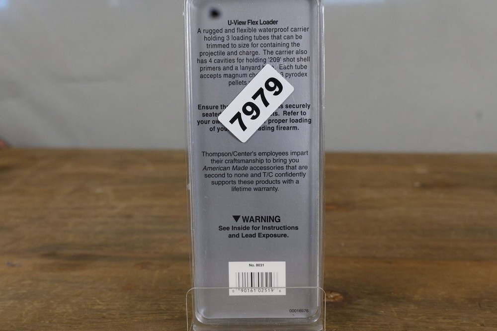 Thompson Center U-View Flex Loader 8031 .45 .50 Caliber Muzzleloader Tubes New