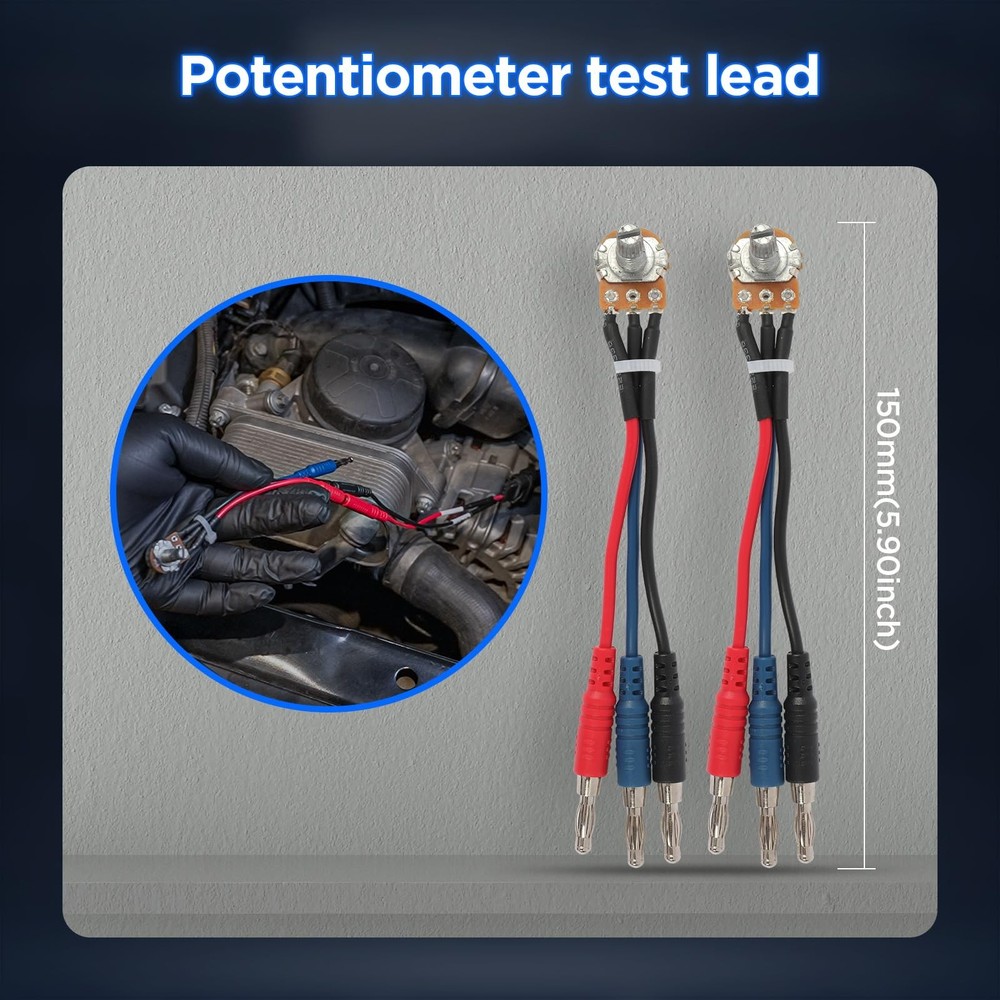 48PCS Silicone Multimeter Test Leads Kit with Replaceable Wire Piercing Probe...