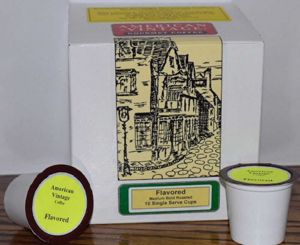 Toasted Coconut flavored Dessert Coffee 10 Medium Bold K-Cups