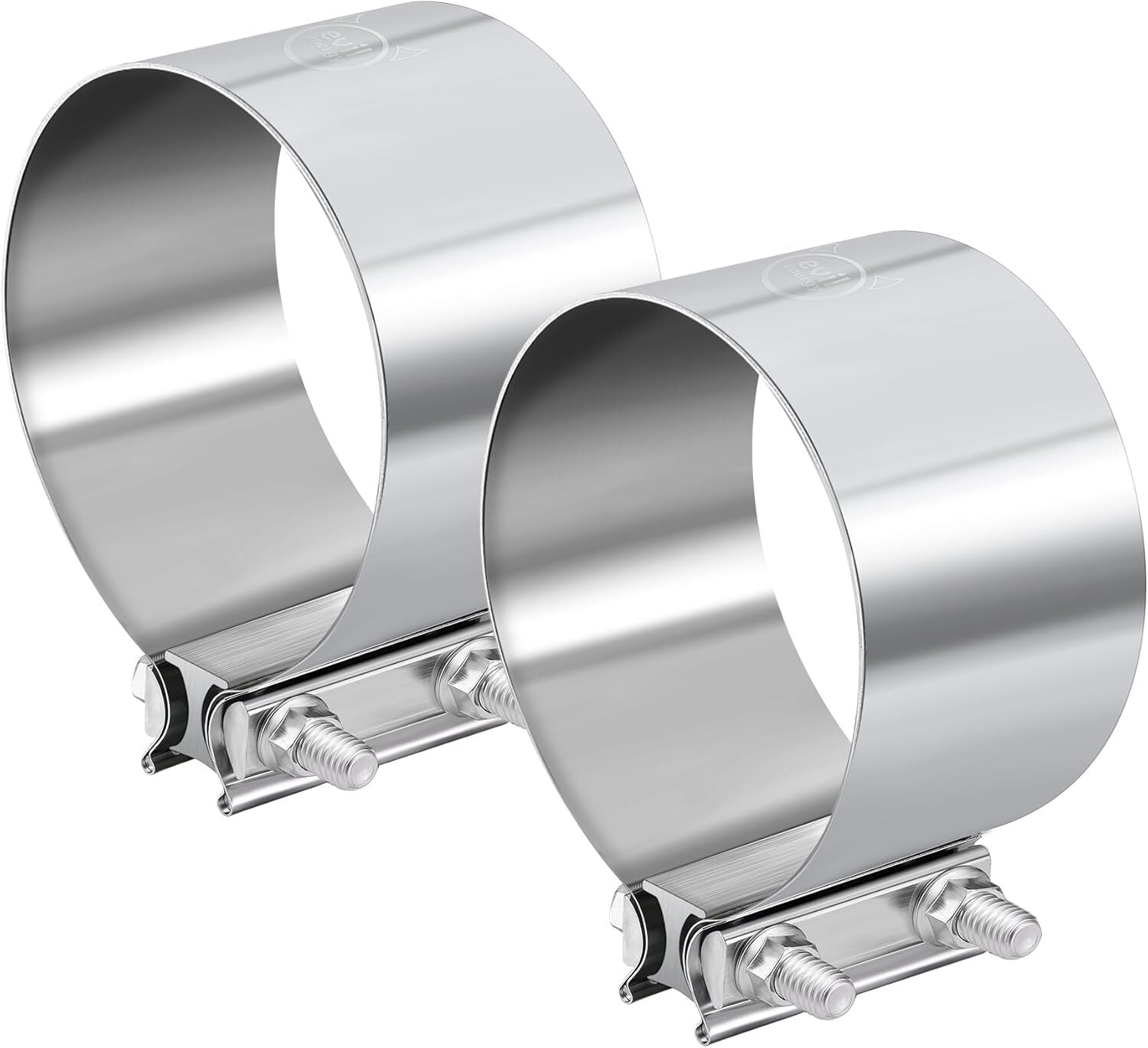4Pack 5" inch Stainless Steel 304 Lap Joint Clamp Heavy Duty Exhaust Band Clamp