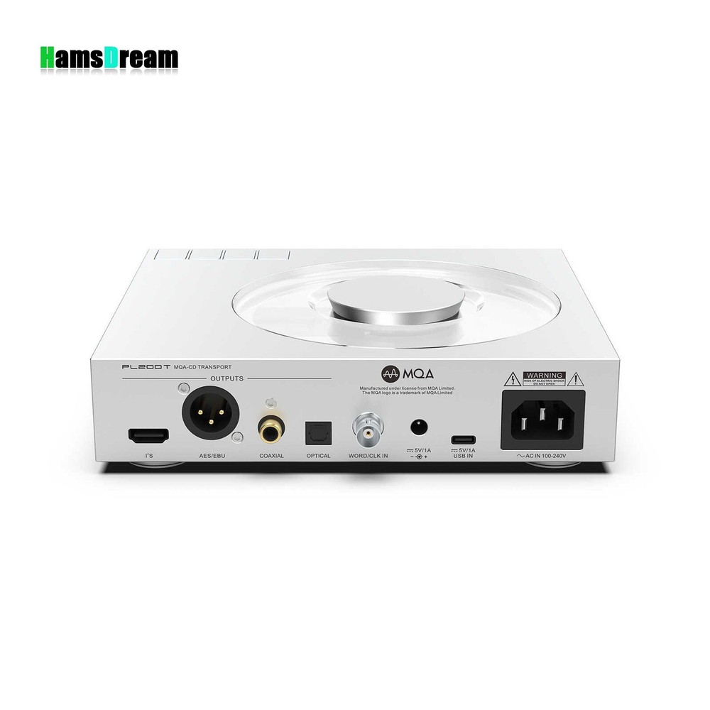 SMSL PL200T MQA-CD Digital Turntable CD Player Clock Input USB Digital Interface