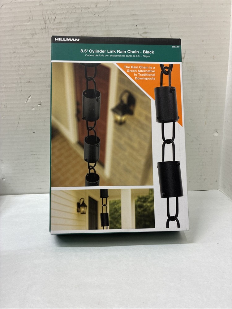 Cylinder Link  Rain Chain - 8.5 FT -